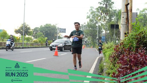 Race photo from Mangkunegaran Run 2025