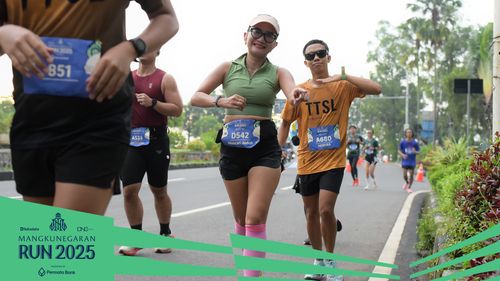 Race photo from Mangkunegaran Run 2025