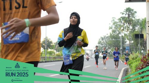 Race photo from Mangkunegaran Run 2025