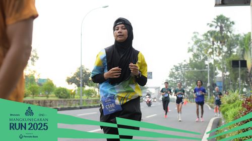 Race photo from Mangkunegaran Run 2025