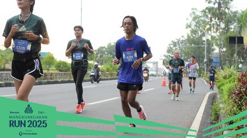 Race photo from Mangkunegaran Run 2025