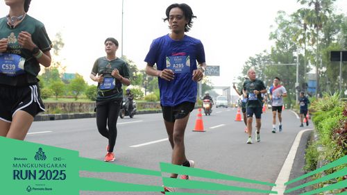 Race photo from Mangkunegaran Run 2025