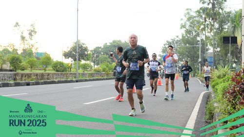 Race photo from Mangkunegaran Run 2025