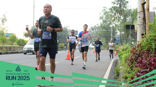 Race photo from Mangkunegaran Run 2025