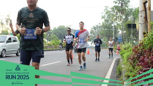 Race photo from Mangkunegaran Run 2025