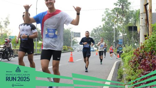 Race photo from Mangkunegaran Run 2025