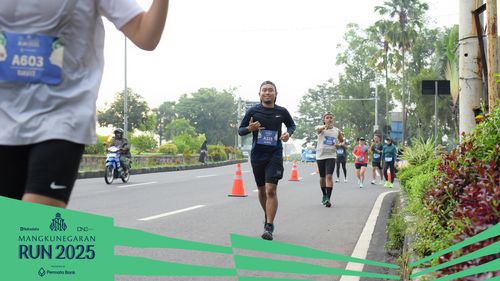 Race photo from Mangkunegaran Run 2025