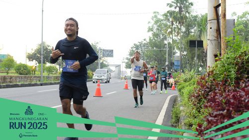 Race photo from Mangkunegaran Run 2025