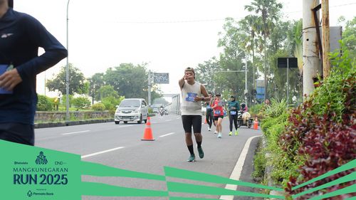 Race photo from Mangkunegaran Run 2025