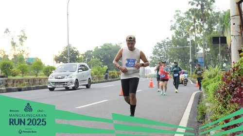 Race photo from Mangkunegaran Run 2025