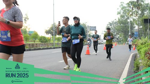 Race photo from Mangkunegaran Run 2025