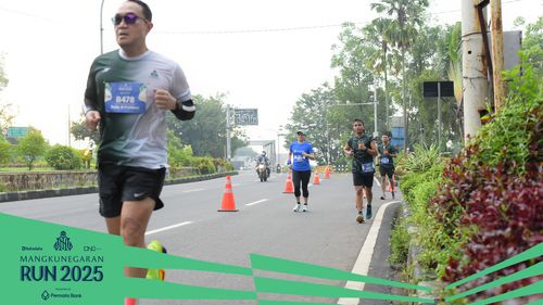 Race photo from Mangkunegaran Run 2025