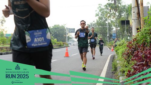 Race photo from Mangkunegaran Run 2025