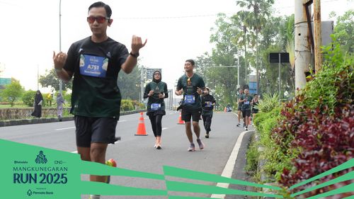 Race photo from Mangkunegaran Run 2025
