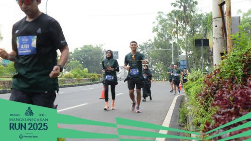 Race photo from Mangkunegaran Run 2025