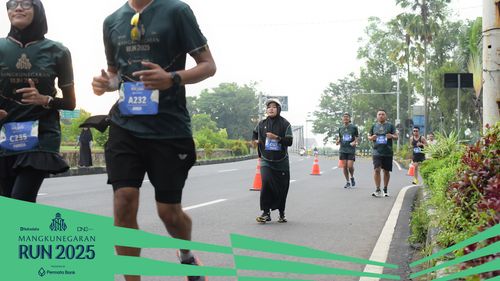 Race photo from Mangkunegaran Run 2025