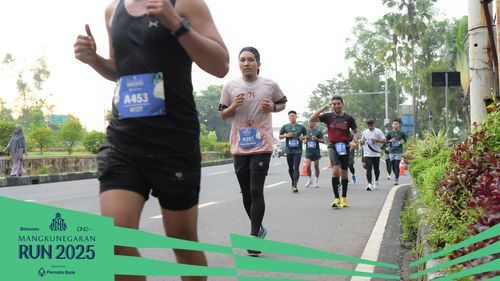 Race photo from Mangkunegaran Run 2025