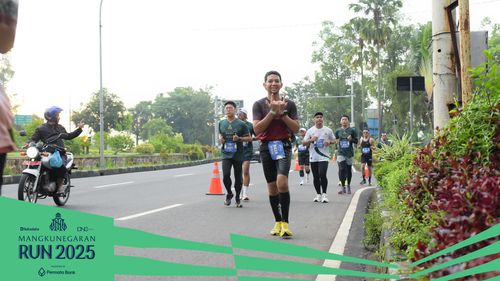 Race photo from Mangkunegaran Run 2025