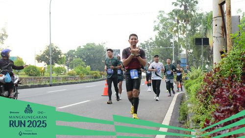 Race photo from Mangkunegaran Run 2025