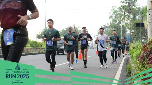 Race photo from Mangkunegaran Run 2025