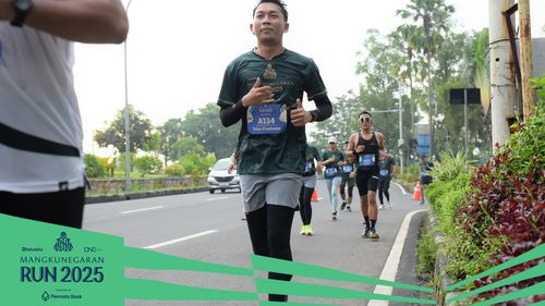 Race photo from Mangkunegaran Run 2025
