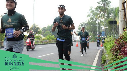 Race photo from Mangkunegaran Run 2025