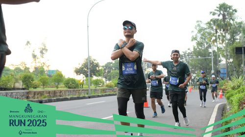 Race photo from Mangkunegaran Run 2025