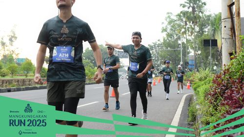 Race photo from Mangkunegaran Run 2025