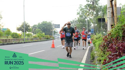 Race photo from Mangkunegaran Run 2025
