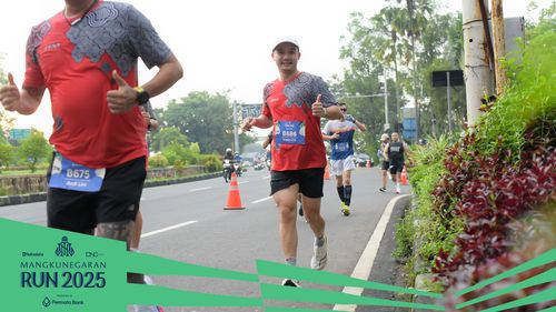 Race photo from Mangkunegaran Run 2025