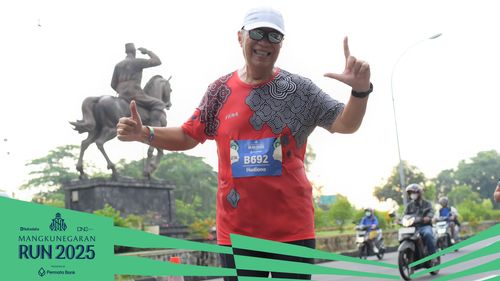 Race photo from Mangkunegaran Run 2025