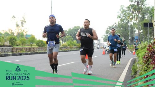 Race photo from Mangkunegaran Run 2025