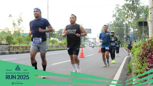 Race photo from Mangkunegaran Run 2025