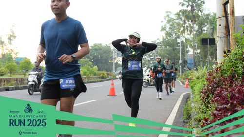 Race photo from Mangkunegaran Run 2025