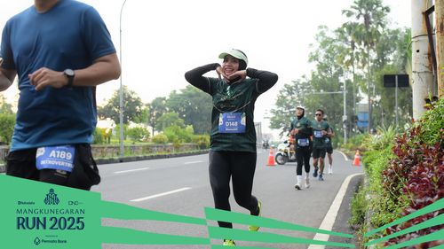Race photo from Mangkunegaran Run 2025