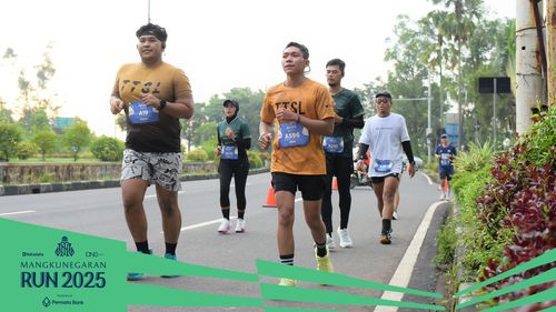 Race photo from Mangkunegaran Run 2025