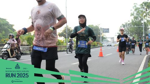 Race photo from Mangkunegaran Run 2025