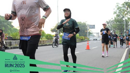 Race photo from Mangkunegaran Run 2025