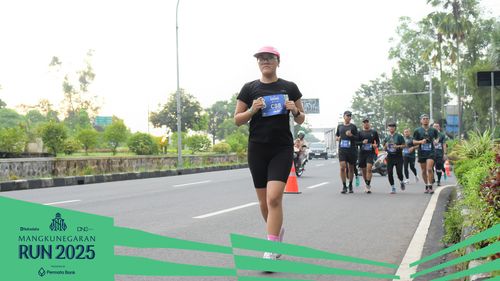 Race photo from Mangkunegaran Run 2025