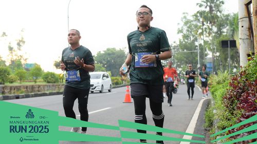 Race photo from Mangkunegaran Run 2025