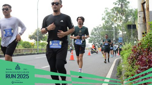 Race photo from Mangkunegaran Run 2025
