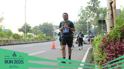 Race photo from Mangkunegaran Run 2025