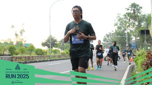 Race photo from Mangkunegaran Run 2025