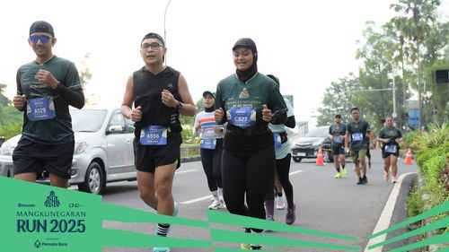 Race photo from Mangkunegaran Run 2025