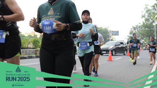 Race photo from Mangkunegaran Run 2025