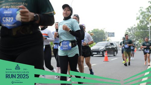 Race photo from Mangkunegaran Run 2025