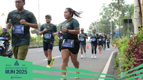 Race photo from Mangkunegaran Run 2025