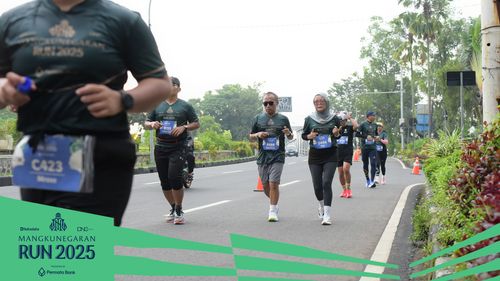 Race photo from Mangkunegaran Run 2025