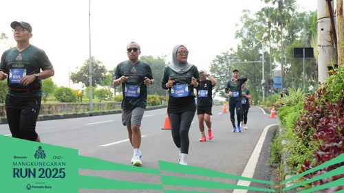 Race photo from Mangkunegaran Run 2025