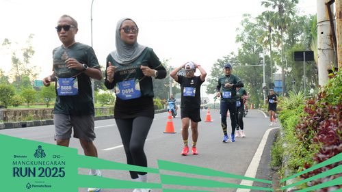Race photo from Mangkunegaran Run 2025